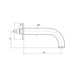 Scheda Tecnica Idral Bocca di Erogazione fissa a Muro