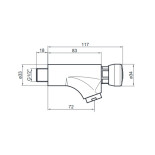 Scheda Tecnica Idral Classic Rubinetto a Muro Temporizzato