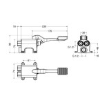 Scheda Tecnica Idral Miscelatore Progressivo Monopedale a pavimento