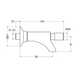 Scheda Tecnica Idral Rubinetto per Fontanelle Istantaneo - Ottonato