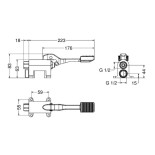 Scheda Tecnica Idral Rubinetto Monopedale a Pavimento