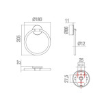 Scheda Tecnica Inda Colorella Portasalviette ad anello