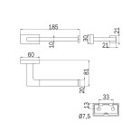 Scheda Tecnica Inda Lea Portarotolo - Destro