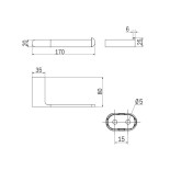 Scheda Tecnica Inda Mito Portarotolo - Sinistro