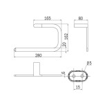 Scheda Tecnica Inda Mito Portasalviette ad anello