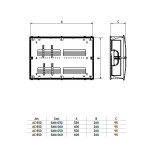 Scheda Tecnica Ivar AC850 Cassetta in Plastica per Collettori 400 x 260 mm
