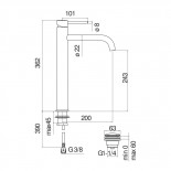 Scheda Tecnica Nobili Live Lavabo Alto