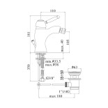 Scheda Tecnica Paffoni Giorgia Bidet
