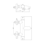Scheda Tecnica Paffoni Light Vasca esterno Termostatico