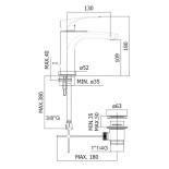 Scheda Tecnica Paffoni Lime Lavabo