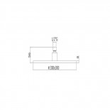 Scheda Tecnica Paffoni Syncro King Soffione ispezionabile