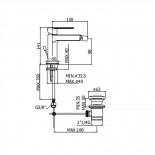 Scheda tecnica Paffoni Tango Bidet