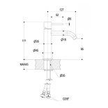 Scheda Tecnica Ritmonio Diametro 35S Lavabo Senza Scarico