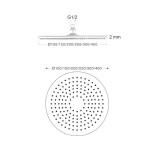 Scheda Tecnica Sphera Soffione Inox Roma 30