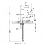 Scheda tecnica Teorema Jabil 25 Bidet